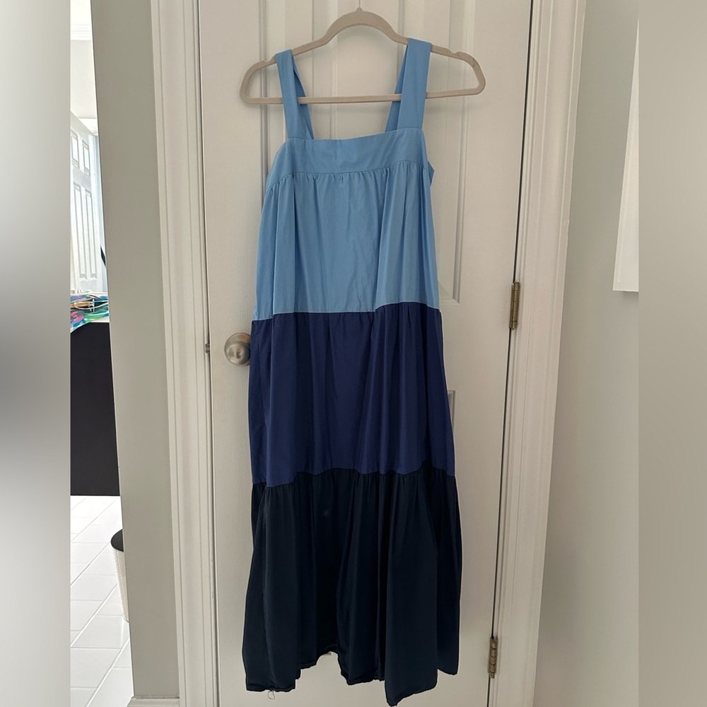 Moon River Blue Maxi (or Midi) Dress!